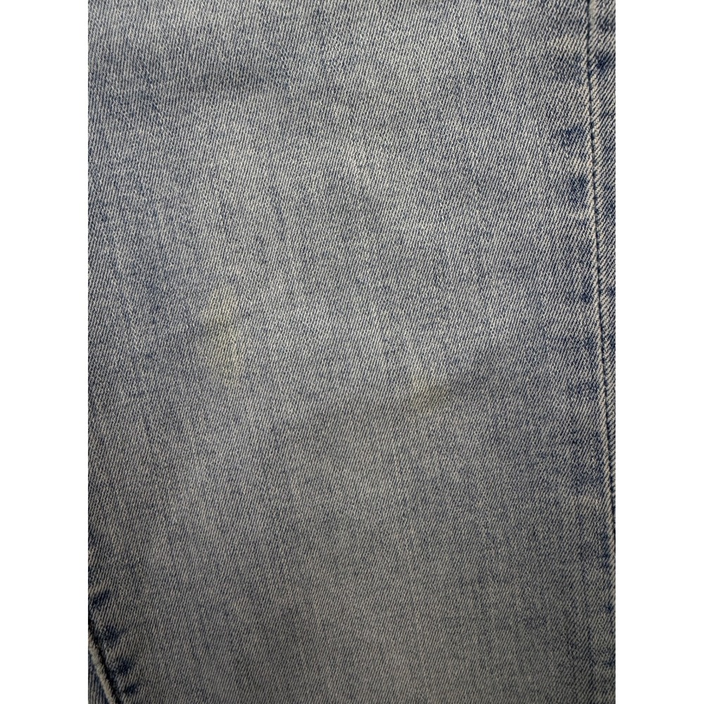 Levis Premium 724 High Rise Straight Jeans Light Wash Raw Hem Size 24 Womens - Picture 6 of 10